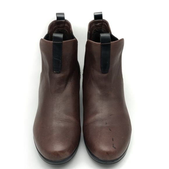 COLE HAAN Signature Grandos Waterproof Wedge Chelsea Boots-7.5 - Picture 4 of 14